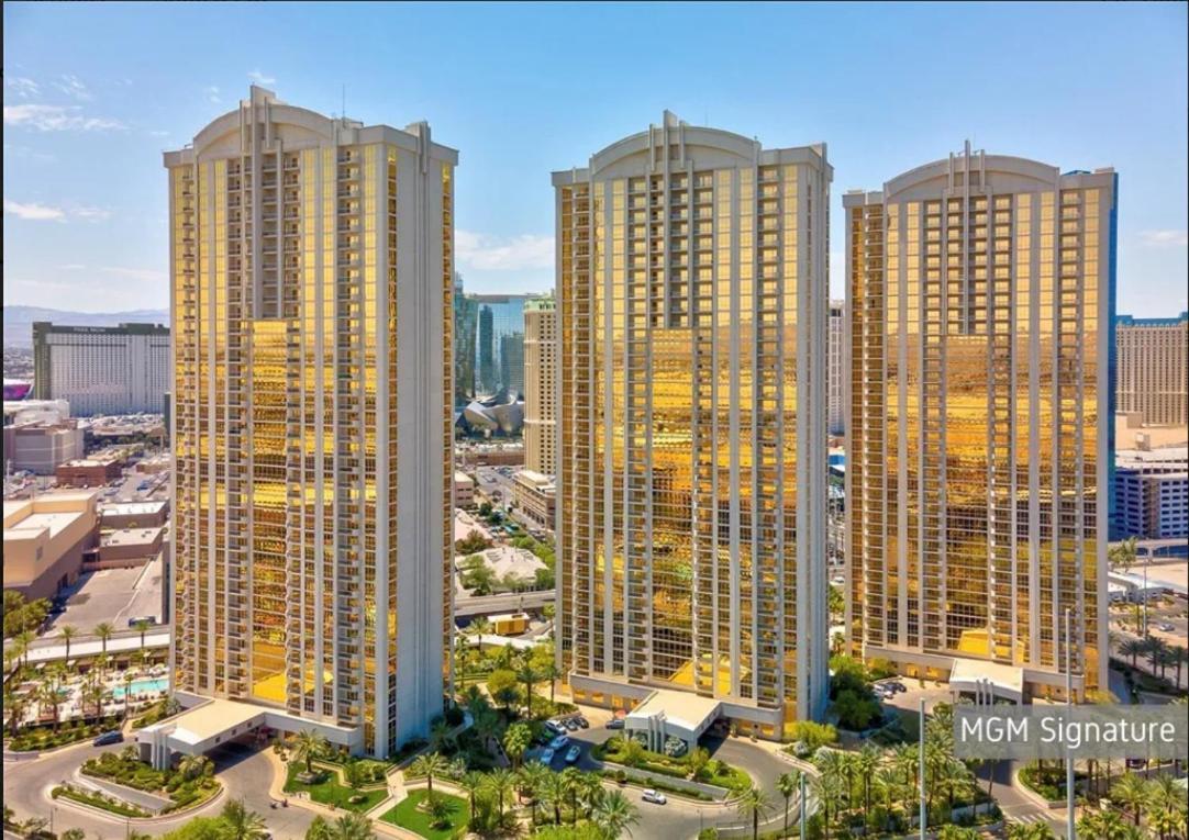 לאס וגאס Signature Mgm Suite With Strip And Sphere View מראה חיצוני תמונה