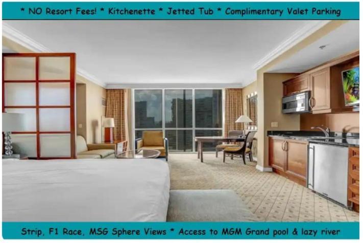 לאס וגאס Signature Mgm Suite With Strip And Sphere View מראה חיצוני תמונה