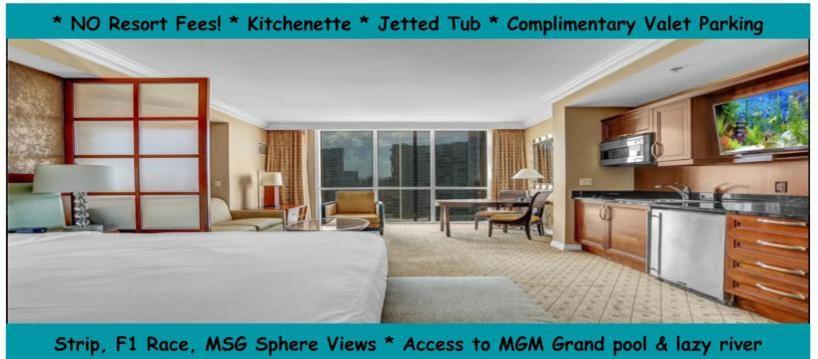 לאס וגאס Signature Mgm Suite With Strip And Sphere View מראה חיצוני תמונה